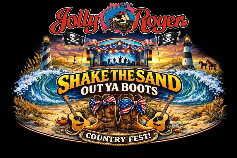 Jolly Roger Shake the Sand Out Ya Boots