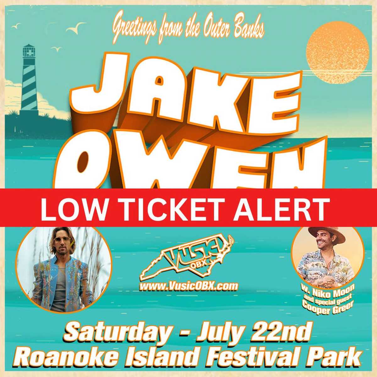 JAKE OWEN WITH NIKO MOON AND COOPER GREER