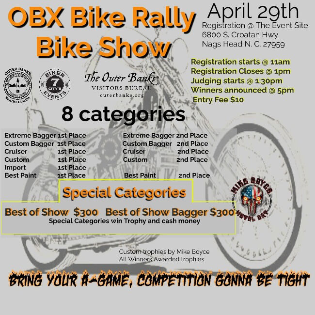 OBX Bike Rally Bike Show