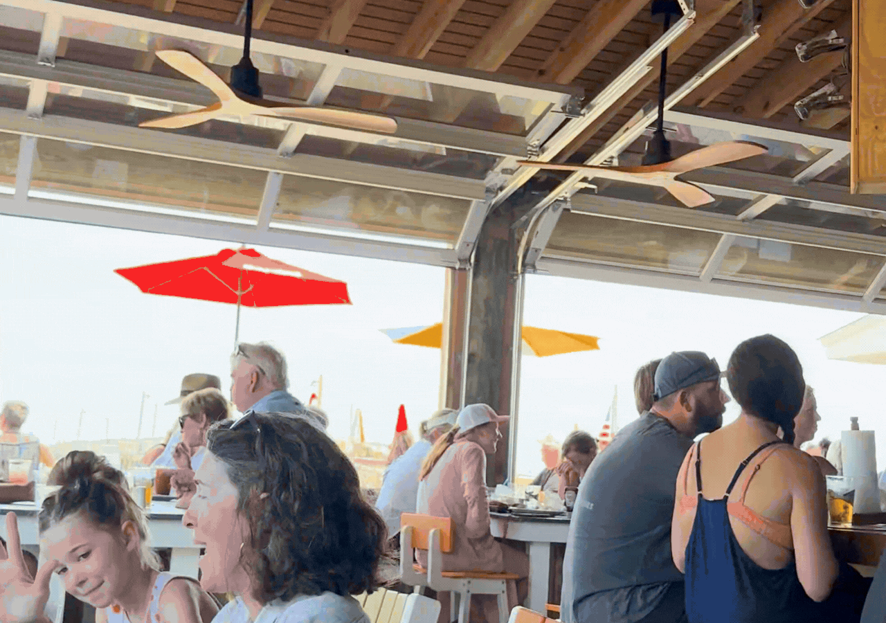 A look inside the renovated Nags Head Fishing Pier complex at Mile Post 11.5