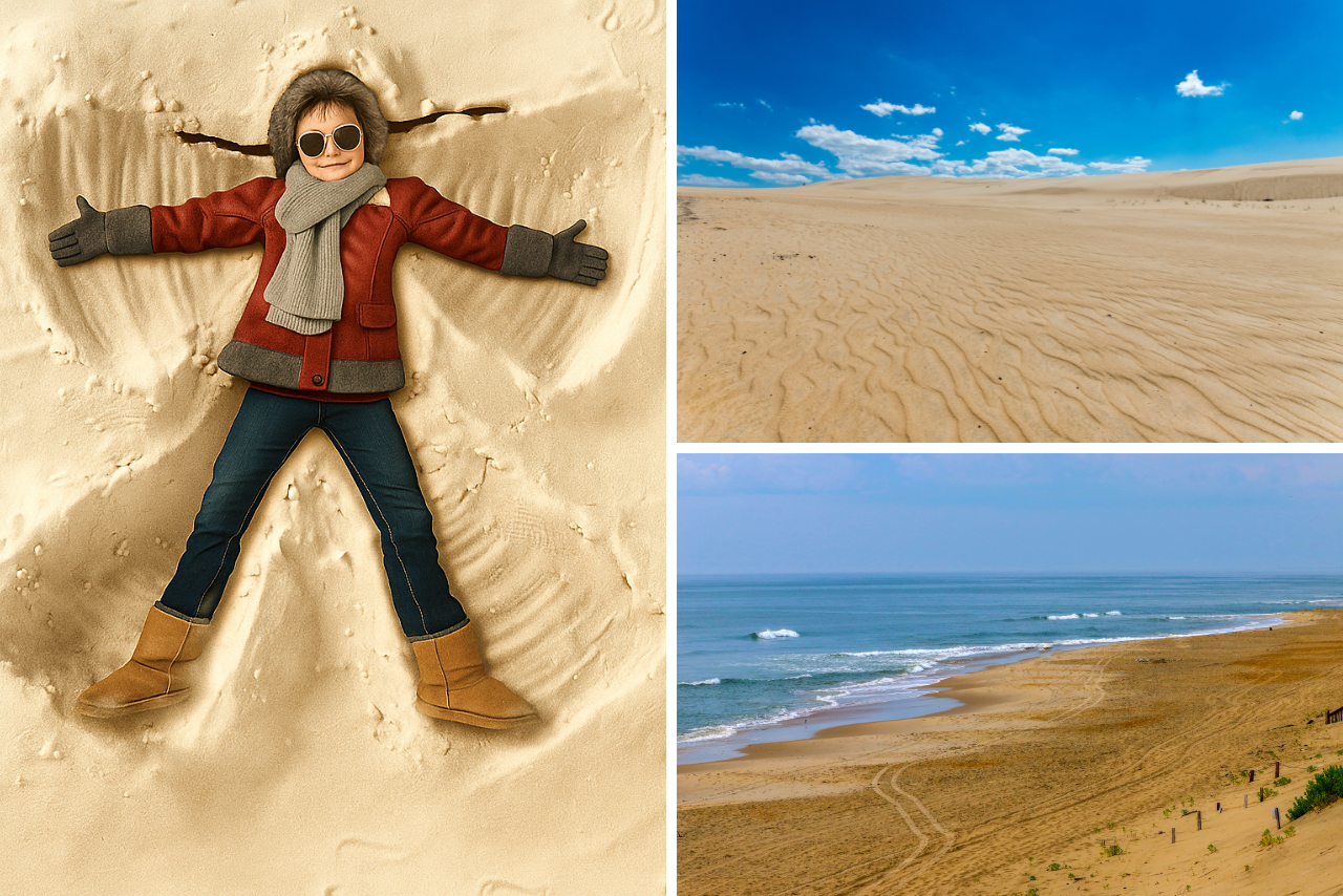 Fun in the sand Fun in the sand