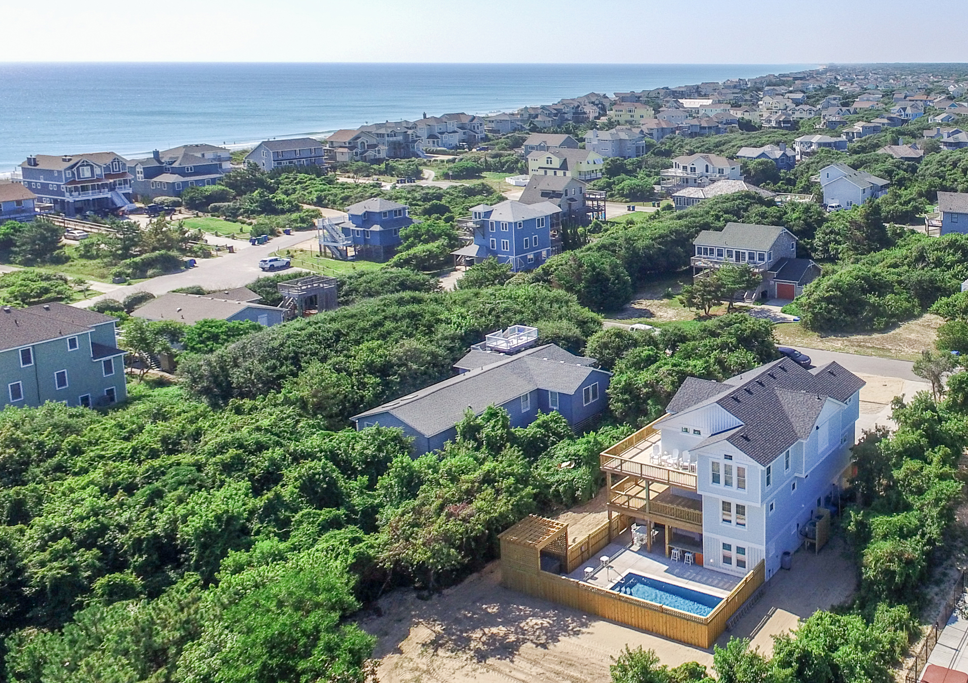 Oceanside in Saltaire Duck, NC - 130 Yards to Community Beach Access