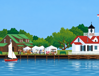 Downtown Manteo Market on the Manteo waterfront