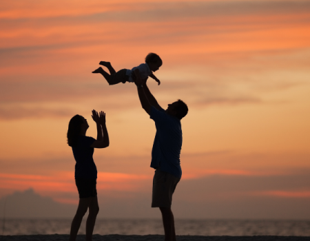 Family Photoshoot at Dusk Family Photoshoot at Dusk