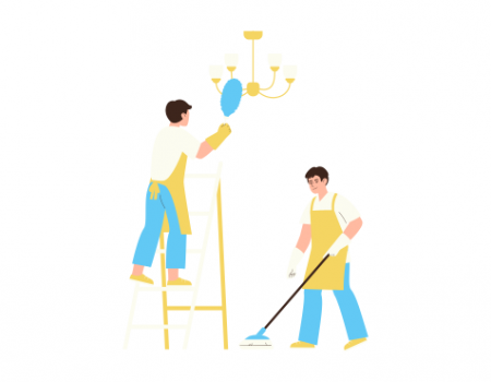 Men Cleaning
