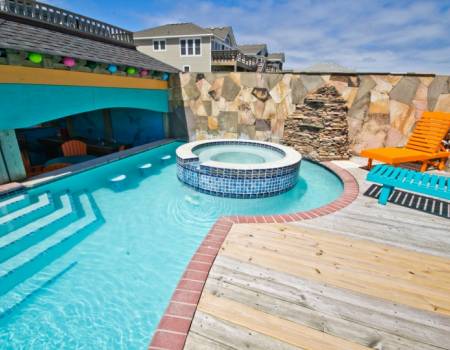 free heated pool specials obx