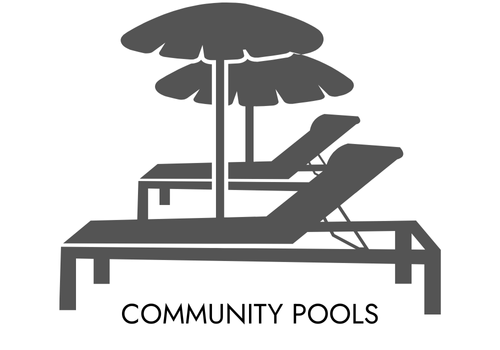 Vacation Homes with COMMUNITY POOLS Close by