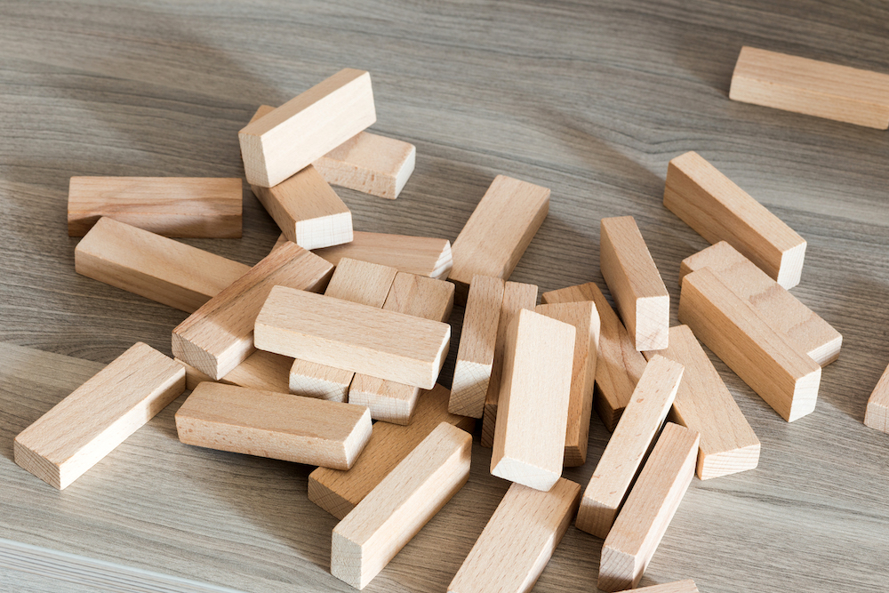 jenga blocks