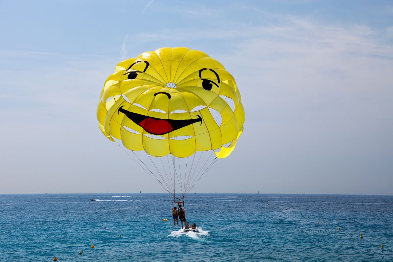 parasailing